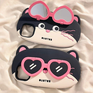 Cute Cat Phone Case for iphone 11/12/12pro/12pro max/13/13pro/13pro max/14/14pro/14pro max/15/15pro/15ultra/15plus/15pro max PN6688 - Bear Hugs