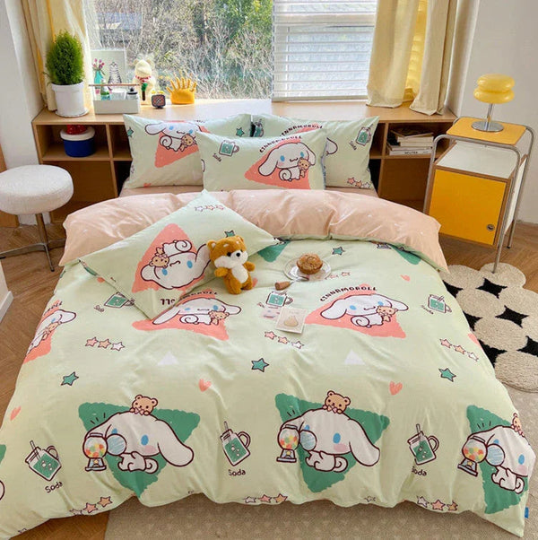 Cartoon Anime Bedding Set PN5800 - Bear Hugs