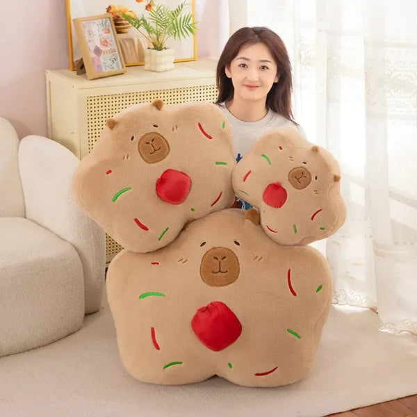 Star Capybara Plush Pillow