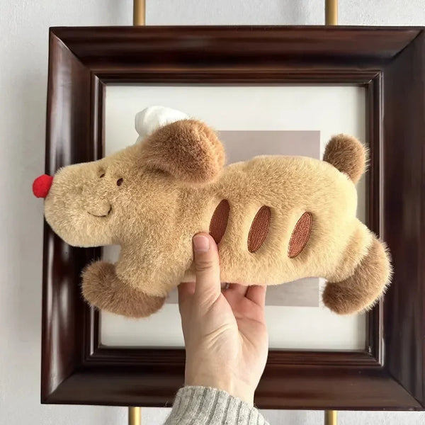 JC Baguette Chef Dog Plush
