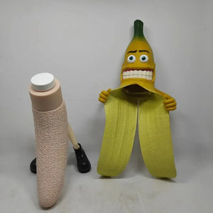 Peel-Back Prankster Banana Figurine (30 cm)