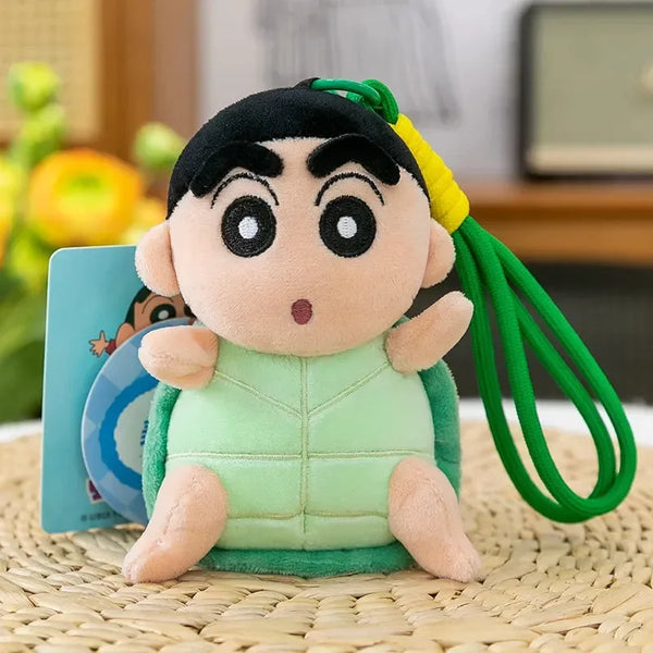 Shinichan Costume Capers Plush Keychain