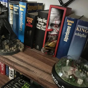 Bibliophile Beast Bookshelf Horror Mark