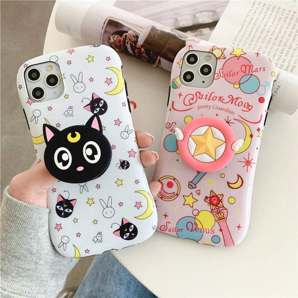 Cartoon Sailormoon Phone Case for iphone 7/7plus/8/8P/X/XS/XR/XS Max/11/11pro/11pro max PN2620 - Bear Hugs