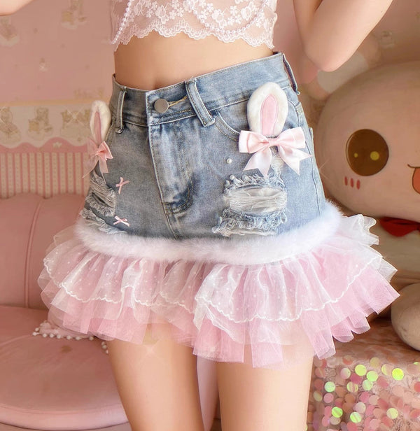 Fashion Girls Jean Shorts PN6587 - Bear Hugs