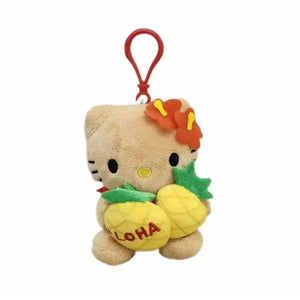 Hello KT Hawaii Pineapple Keychain