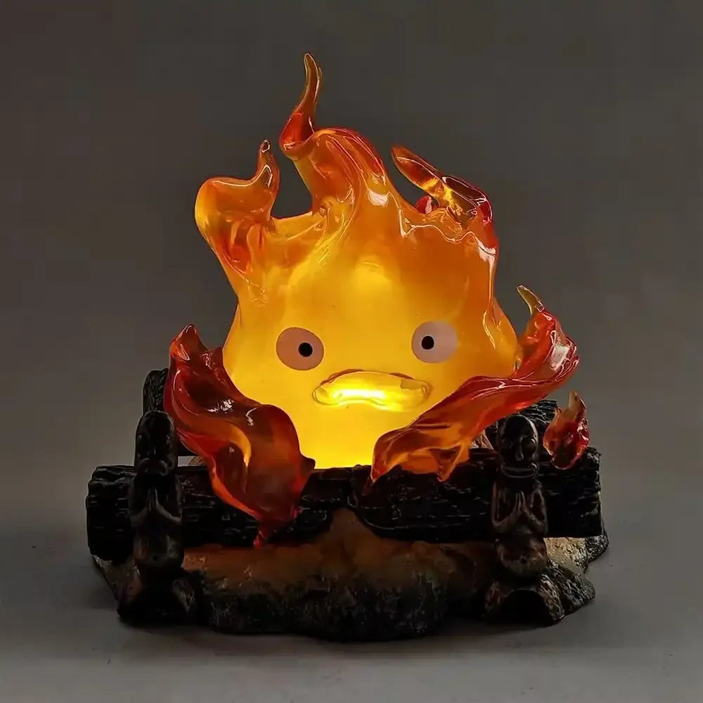 Glimmering Ember Calcifer Fire Lamp