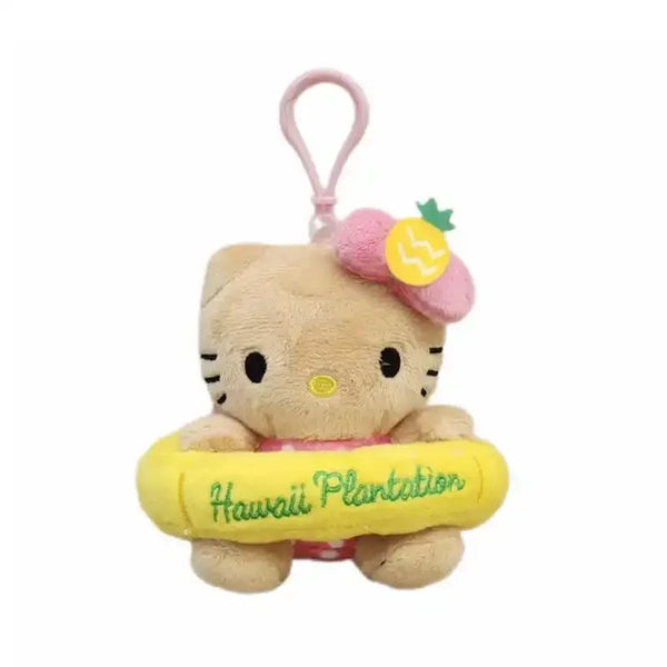 Hello KT Hawaii Pineapple Keychain