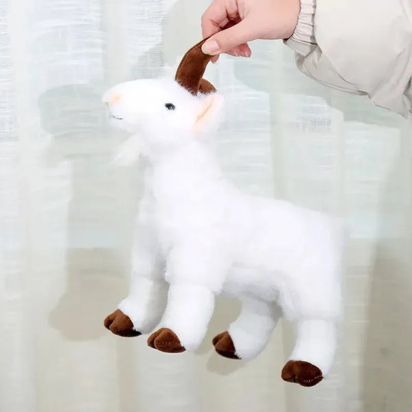 Realistic Horned Goat Plush
