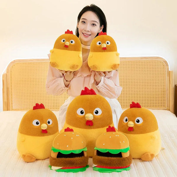 2 in 1 Clucky Hamburger Plush