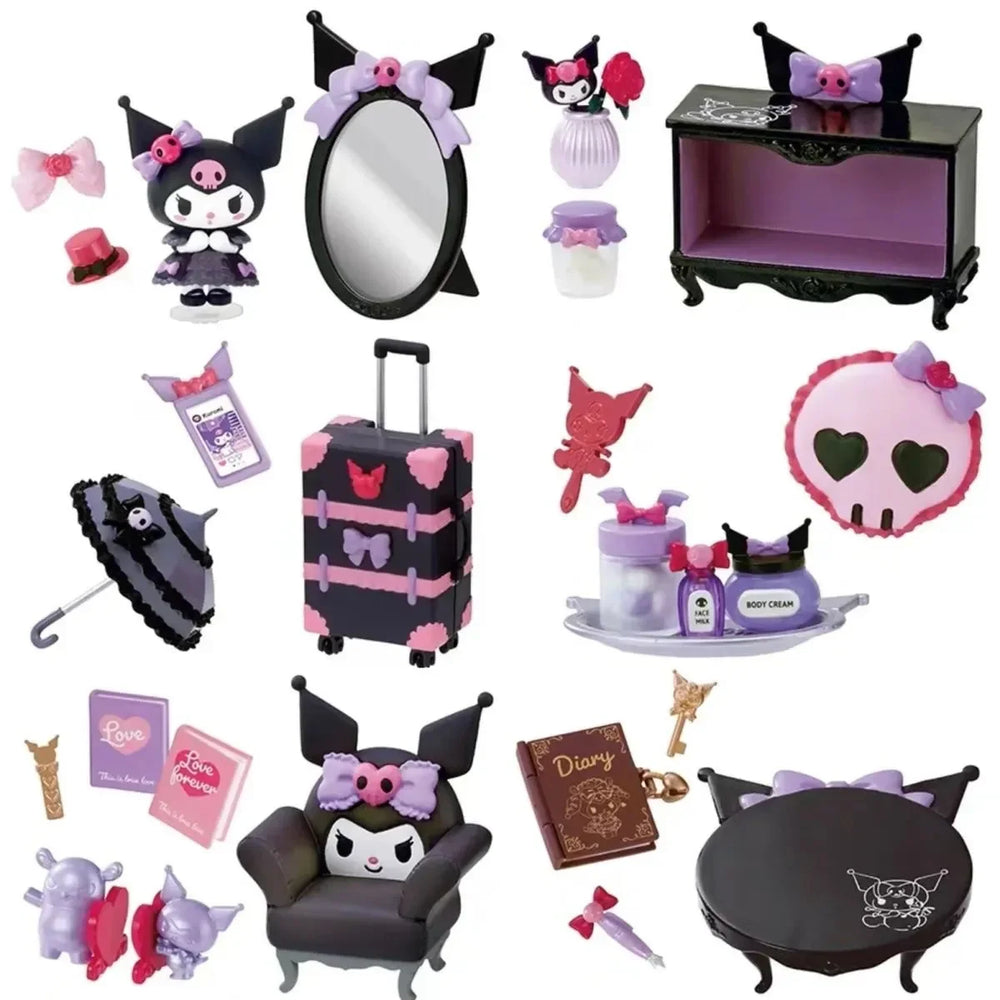 Kuromi's Room Micromodel Playing Set