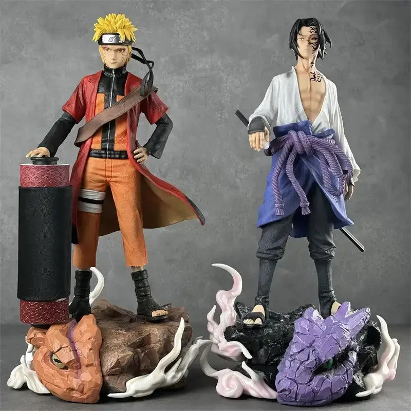 Naruto & Sasuke Deluxe Figurines (42 cm)
