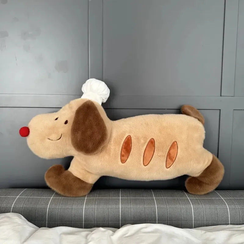 JC Baguette Chef Dog Plush