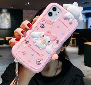 Cartoon Cinnamoroll Phone Case for iphone 7/7plus/8/8P/X/XS/XR/XS Max/11/11pro/11pro max/12/12pro/12mini/12pro max PN2817 - Bear Hugs