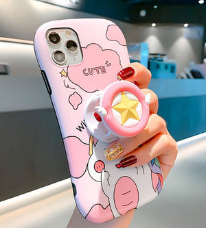 Cartoon Phone Case for iphone 6/6s/6plus/7/7plus/8/8P/X/XS/XR/XS Max/11/11pro/11pro max/12/12pro/12mini/12pro max PN2126 - Bear Hugs