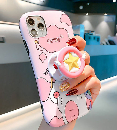 Cartoon Phone Case for iphone 6/6s/6plus/7/7plus/8/8P/X/XS/XR/XS Max/11/11pro/11pro max/12/12pro/12mini/12pro max PN2126 - Bear Hugs
