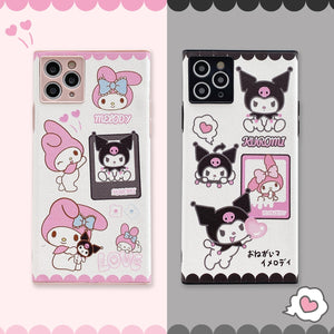 Cartoon Anime Phone Case for iphone 7/7plus/8/8P/X/XS/XR/XS Max/11/11pro/11pro max/12/12mini/12pro/12pro max PN3731 - Bear Hugs