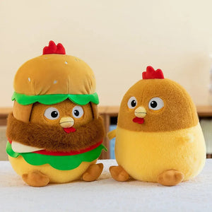 2 in 1 Clucky Hamburger Plush