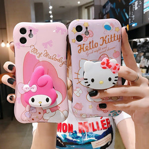 Cartoon Phone Case for iphone 7/7plus/8/8P/X/XS/XR/XS Max/11/11pro/11pro max PN2758 - Bear Hugs