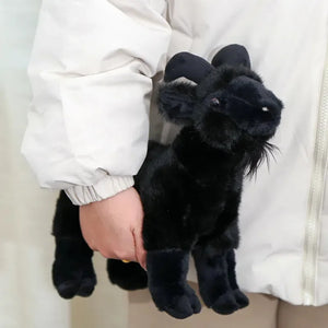 Realistic Horned Goat Plush