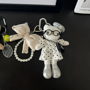 Hello KT Glam Gal Plush Keychain