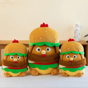 2 in 1 Clucky Hamburger Plush