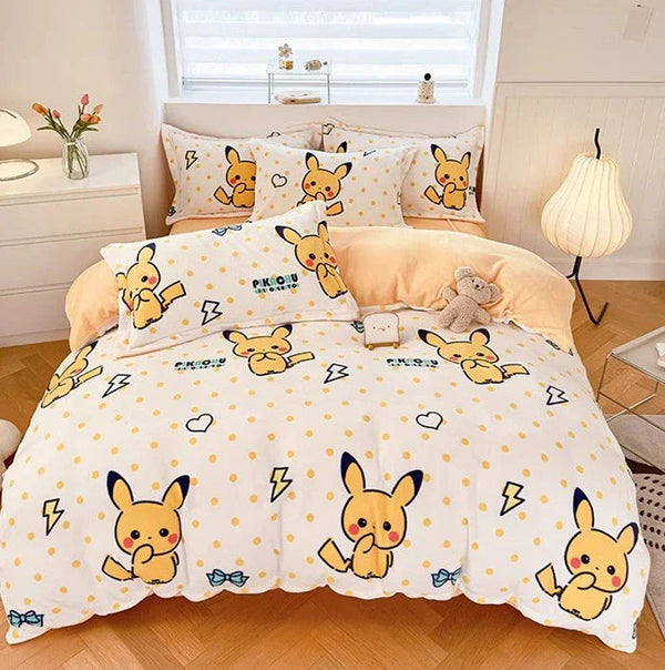 Kawaii Cartoon Bedding Set PN6255 - Bear Hugs