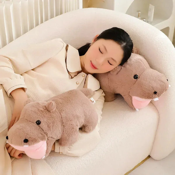 Riverine Cuddle Hippo Plush