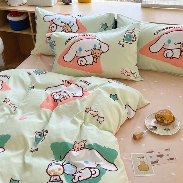 Cartoon Anime Bedding Set PN5800 - Bear Hugs