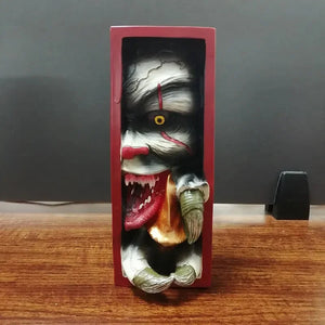 Bibliophile Beast Bookshelf Horror Mark