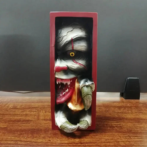 Bibliophile Beast Bookshelf Horror Mark