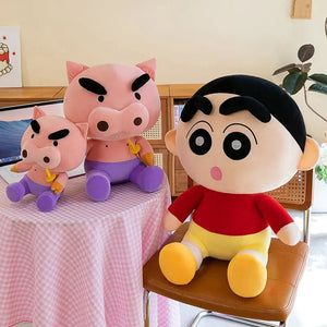 Shinichan & Piggy Pal Plush