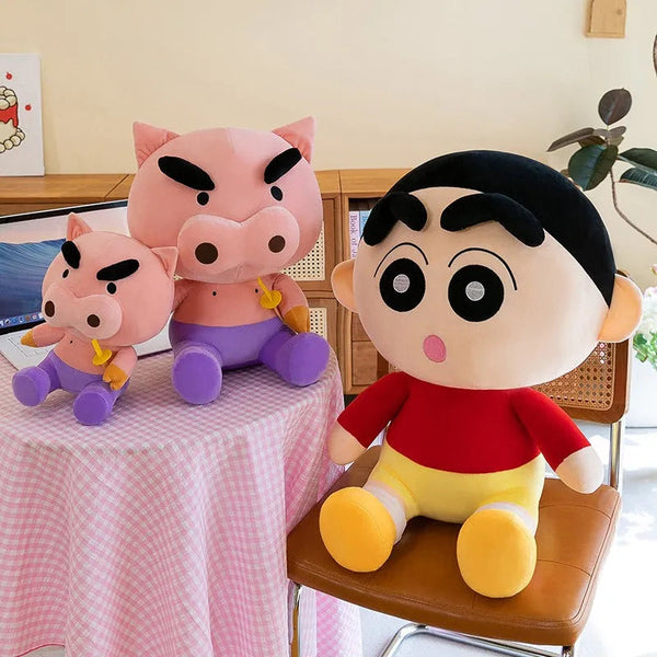 Shinichan & Piggy Pal Plush
