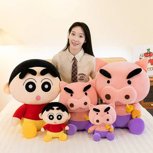Shinichan & Piggy Pal Plush