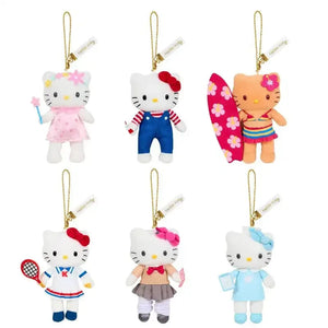 Hello KT Whimsical Moods Plush Keychain