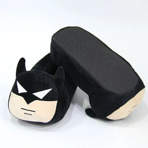 Gotham Glide Bat Knight Plush Slippers