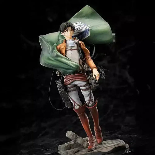 Titan Hunter Levi and Eren Figurines (26 cm)