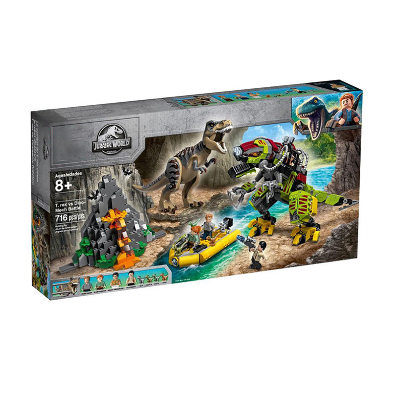 T. Rex vs. Dino-Mech Battle Blocks (716 Pcs)