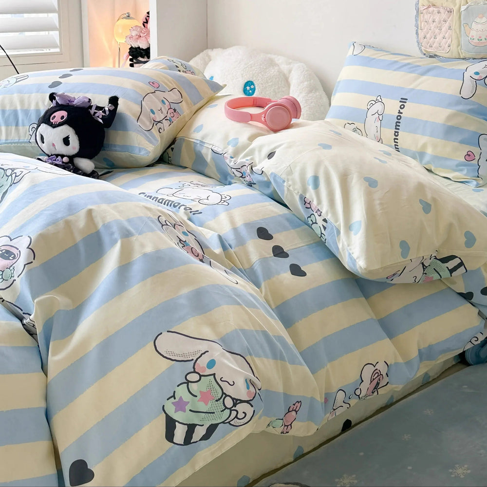 Cute Anime Bedding Set PN6636 - Bear Hugs