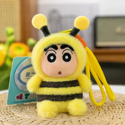 Shinichan Costume Capers Plush Keychain