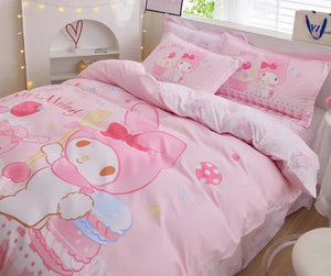 Pink Melody Bedding Set PN6049 - Bear Hugs