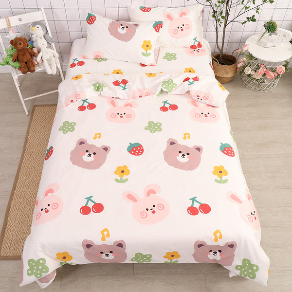Kawaii Rabbit Bedding Set PN3267 - Bear Hugs