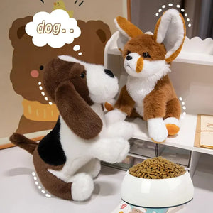 Big-Eared Hound & Fox Plush (28 cm)
