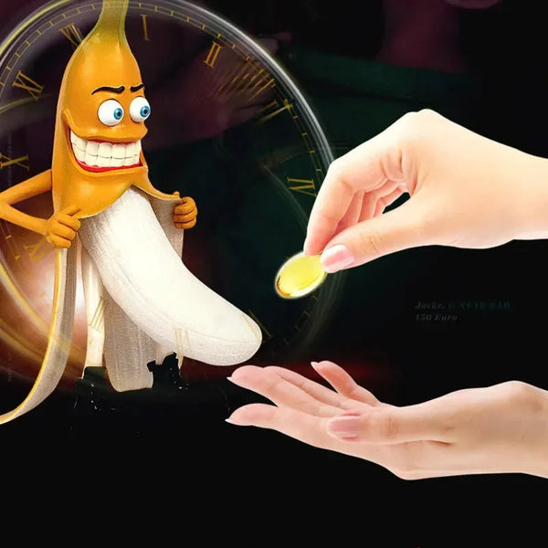 Peel-Back Prankster Banana Figurine (30 cm)