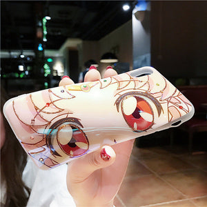 Shining Usagi Phone Case for iphone 6/6s/6plus/7/7plus/8/8P/X/XS/XR/XS Max/11/11pro/11promax/12/12pro/12mini/12pro max PN1147 - Bear Hugs