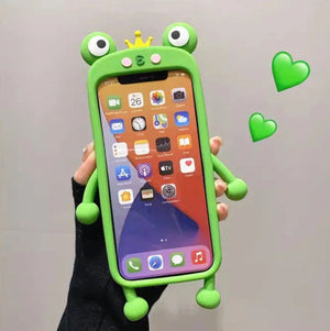 Lovely Frog Phone Case for iphone 11/11pro/11pro max/12/12mini/12pro/12pro max/13/13pro/13pro max/14/14plus/14pro/14pro max PN6209 - Bear Hugs
