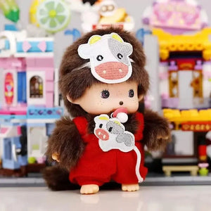 Paci Pals Monchichi Plush Keychain