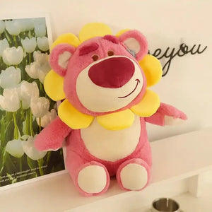 Sunflower Strawberry Bear Plushie