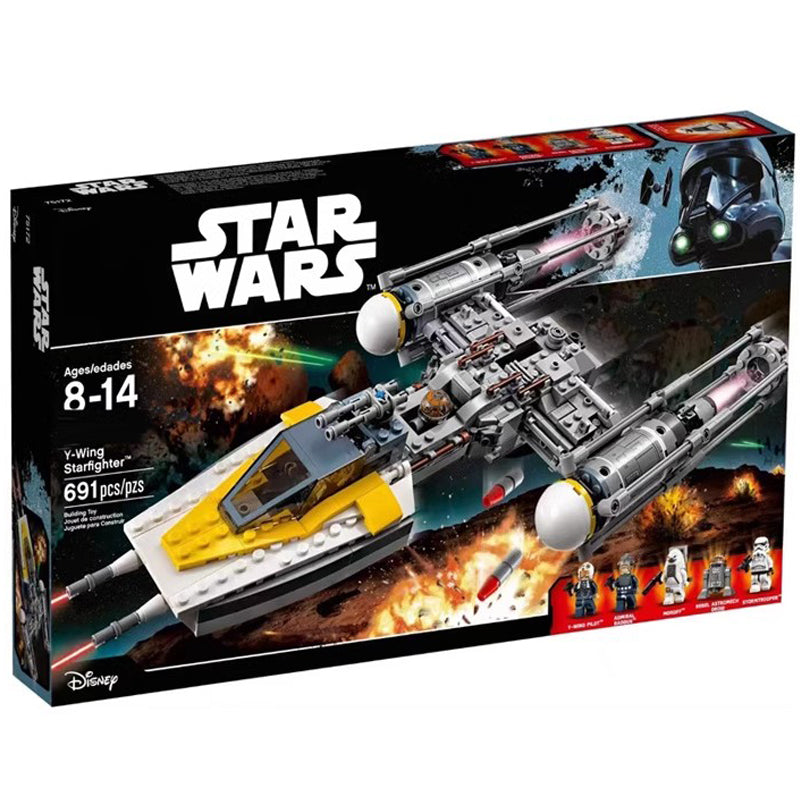 Star Wars Y-Wing Starfighter Building Blocks (691 Pcs)