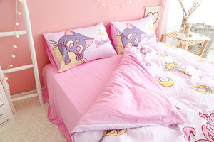Fashion Sailormoon Usagi and Luna Bedding Set PN1753 - Bear Hugs